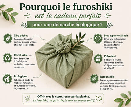 Pourquoi le furoshiki est le cadeau parfait pour une démarche écologique ?